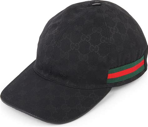 black gucci hat.